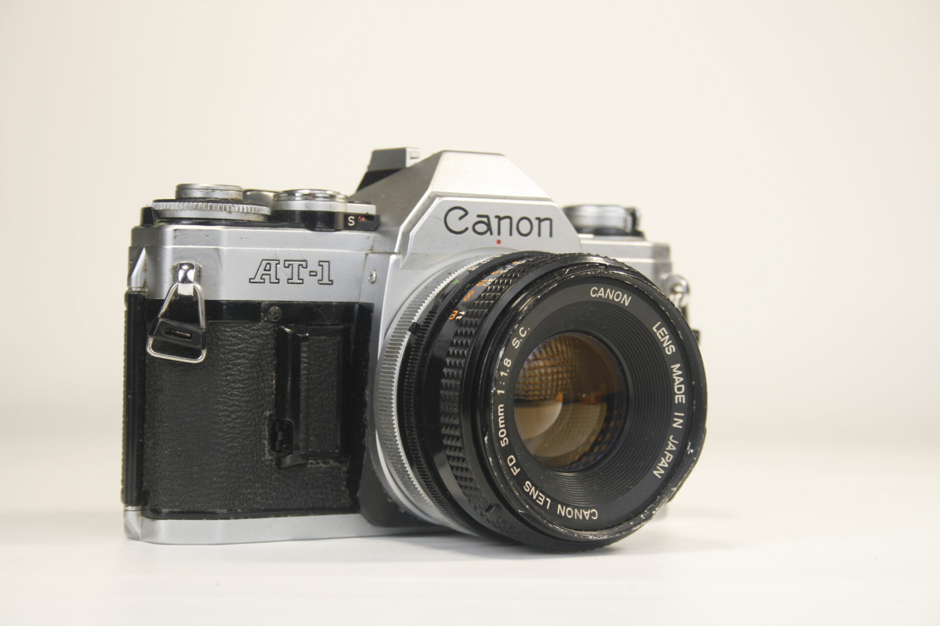Canon AT-1. 35mm. SLR camera. 1977. Japan
