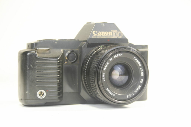 Canon T70. 35mm SLR camera. 1984. Japan.