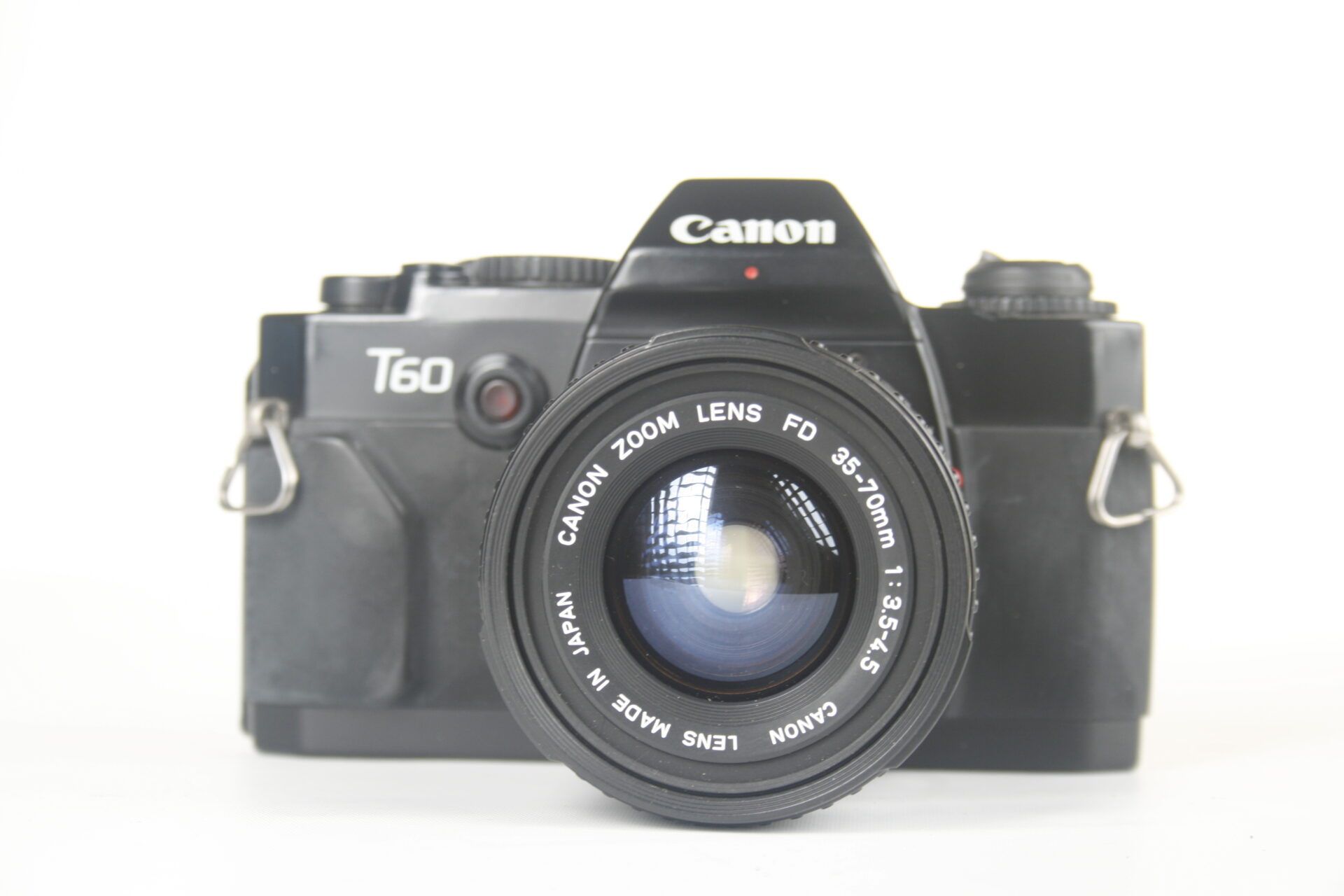 Canon T60 35mm SLR camera. 1990. Japan.