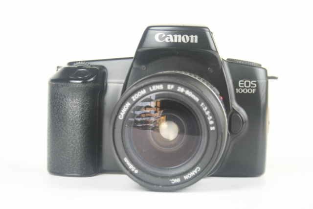 Canon EOS 1000F 35mm SLR camera. 1990. Japan.