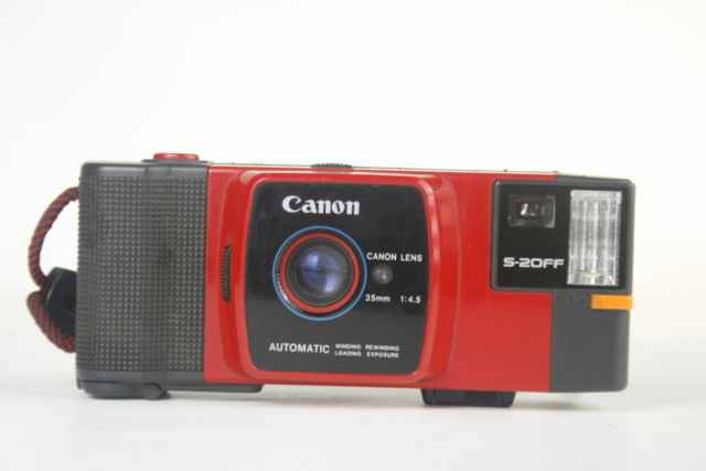 Canon S-20FF (Canon Snappy 20) 1982 Japan 35mm compact camera