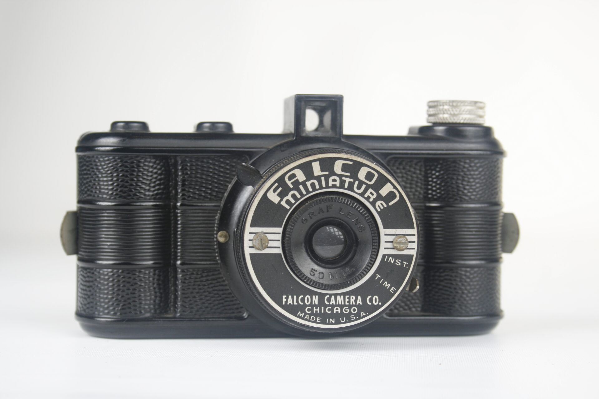 Falcon Miniature camera. 127 film. 1939. Chicago. USA.