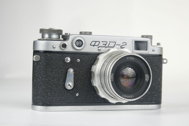 Fed-2. 35mm rangefinder camera. 1955. USSR.