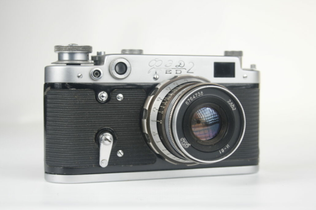 Fed 2. 35mm rangefinder camera. 1955. USSR.