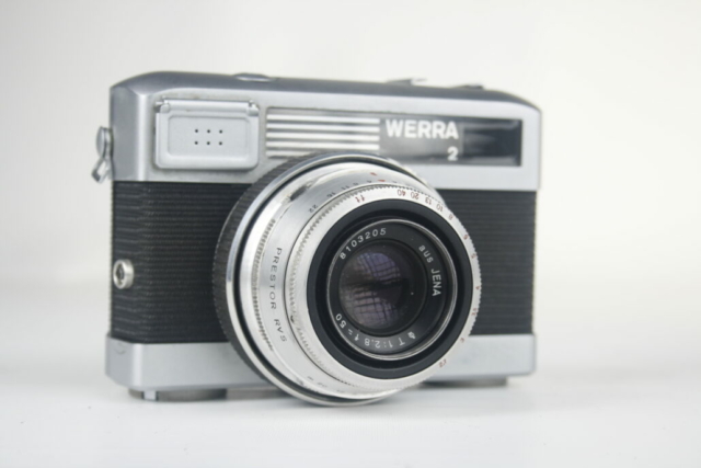 Werra 2 (Carl Zeiss Jena)  35mm viewfinder camera. 1955. Duitsland.