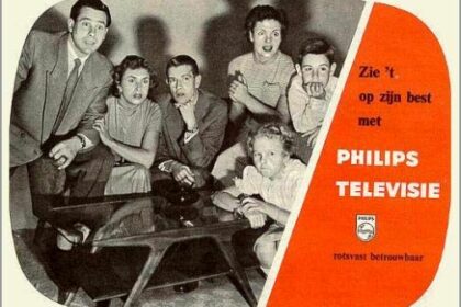 Vintage reclame van Philips