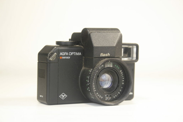 Agfa Optima Sensor Electronic Flash. 35mm camera. 1981-1983. Duitsland.