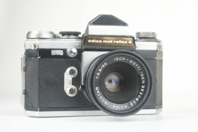 Edixa-mat Reflex Model D. Wirgin. 35mm SLR camera. 1966-1970. Duitsland