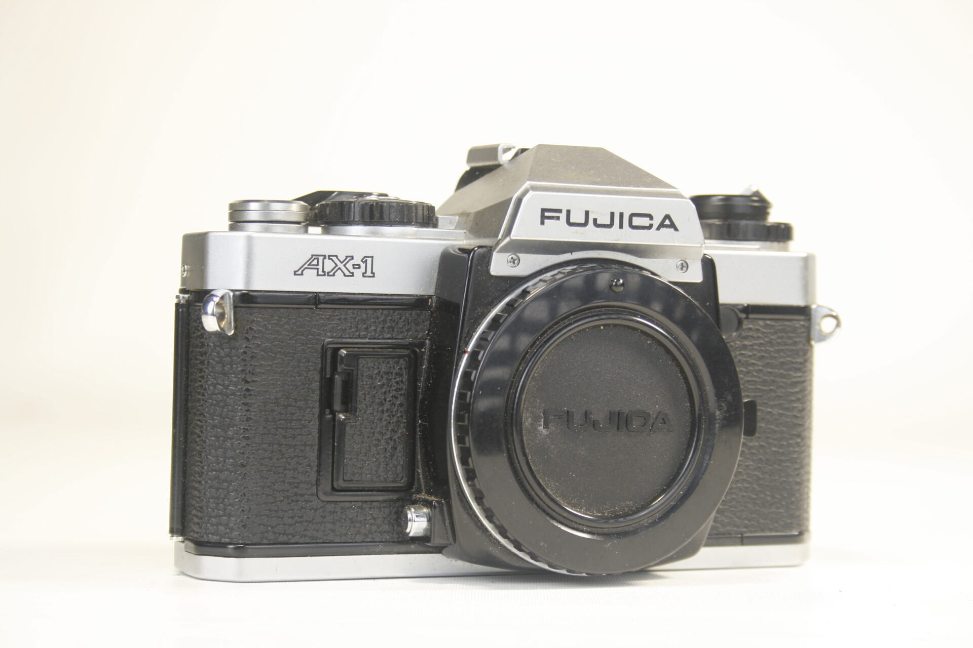 Fujica AX-1. 35mm SLR camera. 1980. Japan.