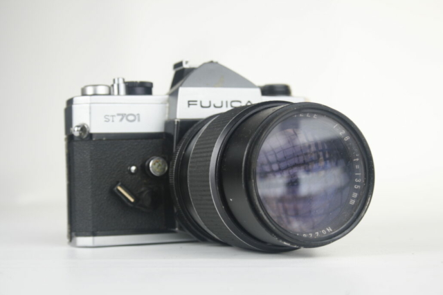 Fujica ST701. 35mm SLR camera. 1970. Japan.