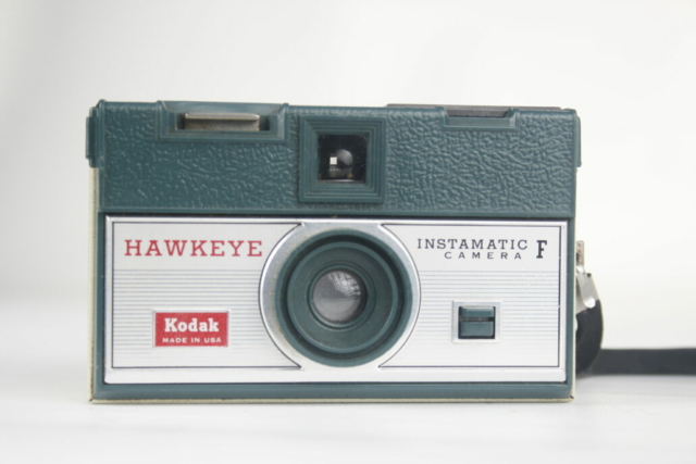 Kodak Hawkeye Instamatic F. 1964-1968. 126 Kodapak filmcartridge. USA