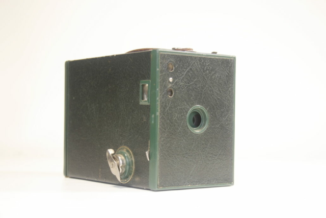 Kodak No. 2A Brownie. USA. Model groen. 116 rolfilm. 1924-1933.