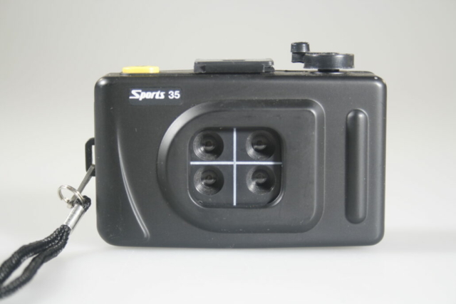 Renault 4 lens camera. 35mm film. Lomography