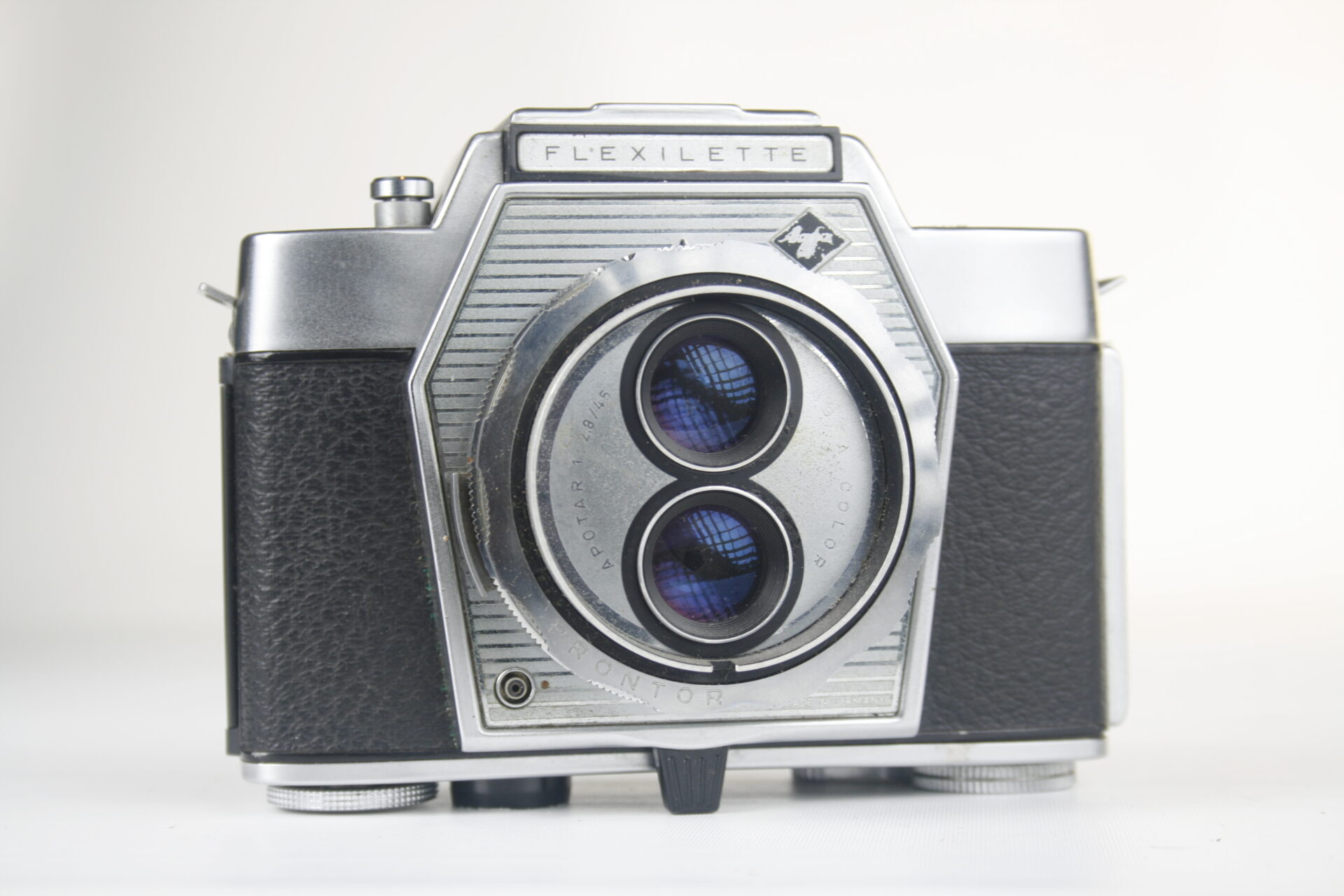 Agfa Flexilette. (Agfa Reflex) 35mm TLR camera. 1960-1961. Duitsland.