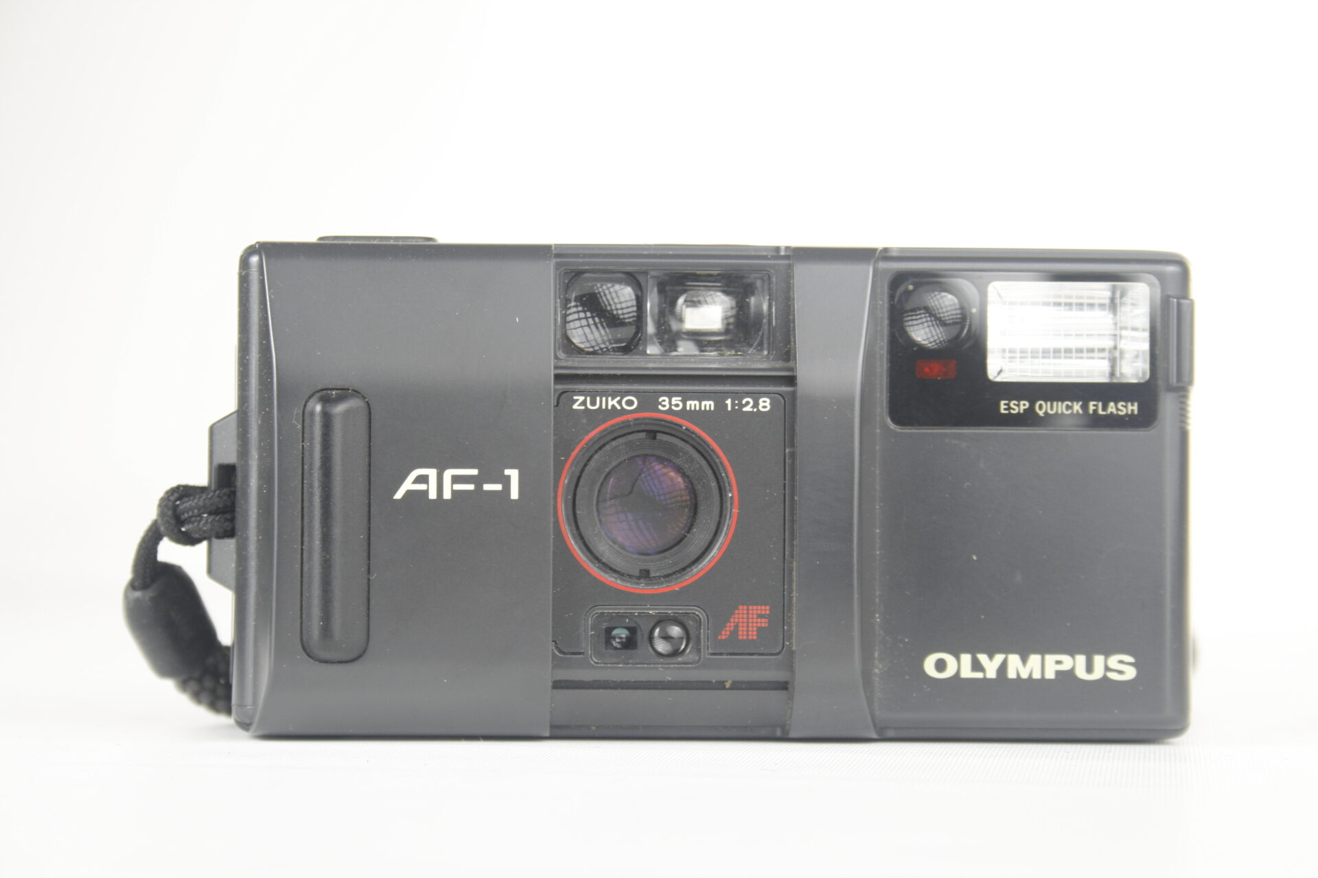 Olympus AF-1. 35mm compact camera.  ("Nurepika" (wet flash) in Japan. 1986. Japan.