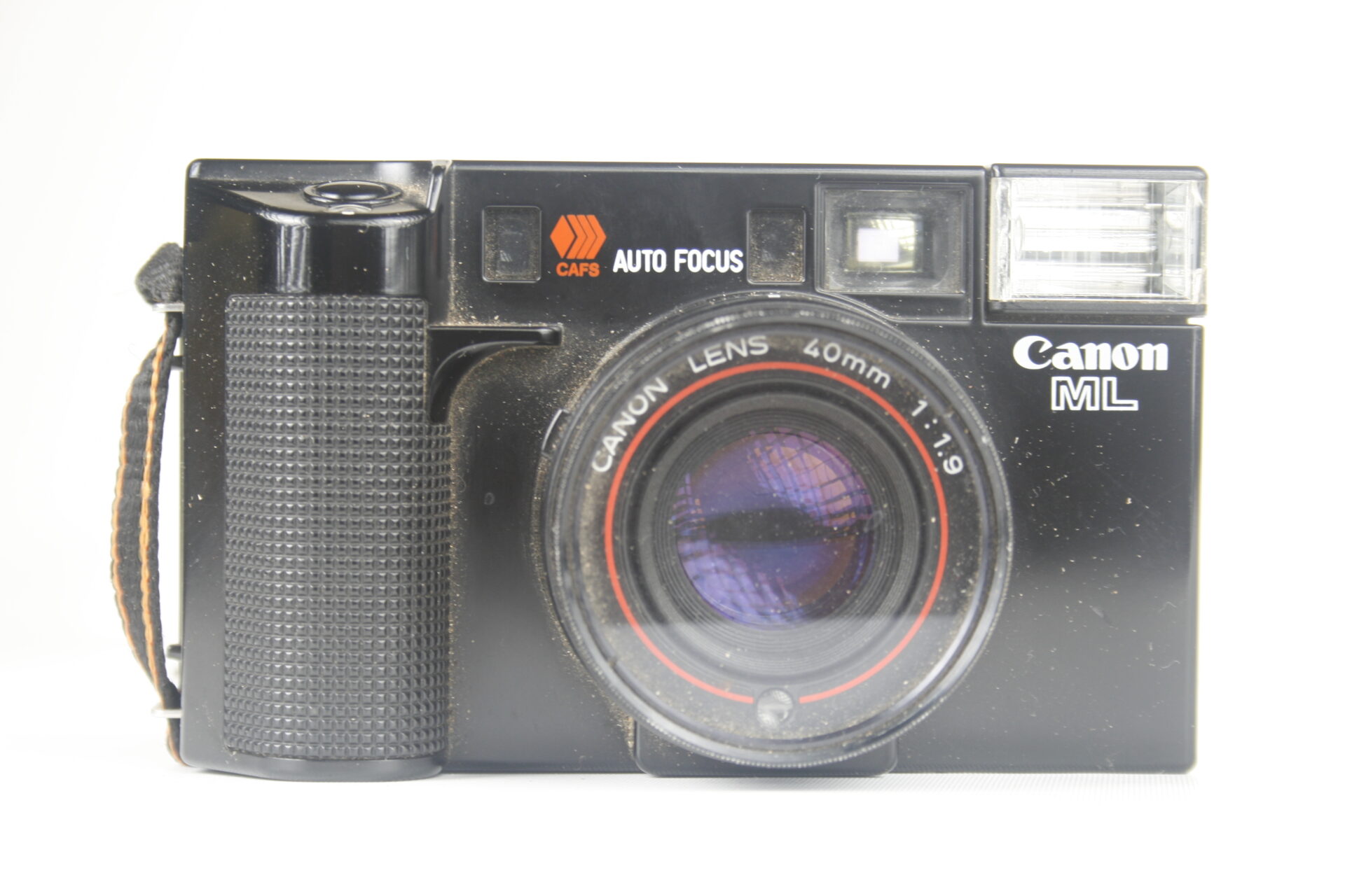 Canon AF35M ML. (Super Sure shot USA, Autoboy Super Japan) 35mm  compact camera. 1981. Japan.