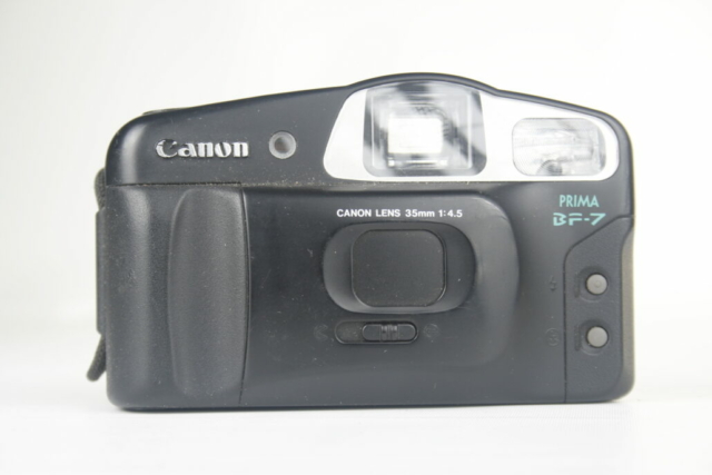 Canon Prima BF-7. 35mm compact camera. 1994. Japan.