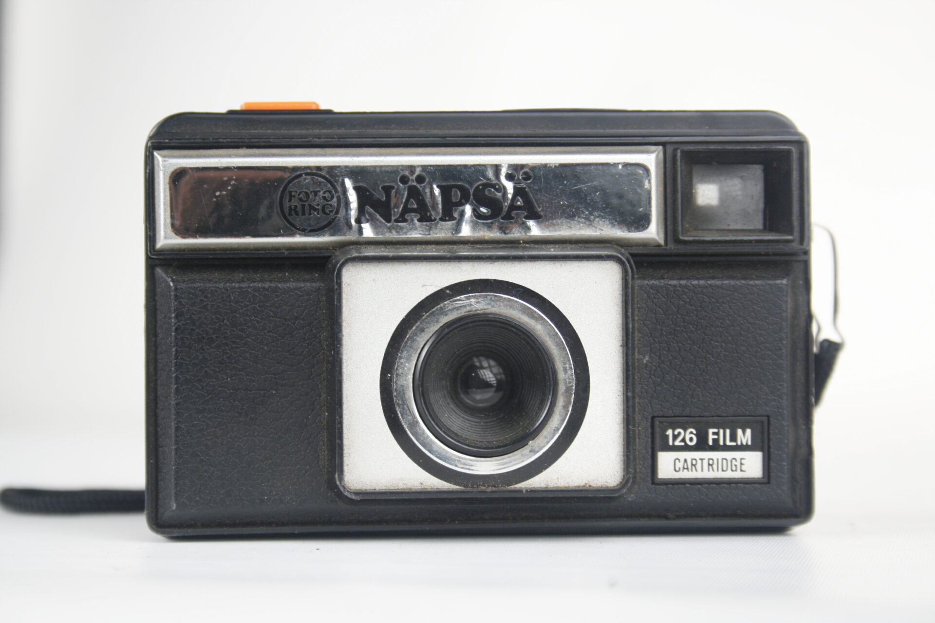 Fotoring Napsacamera. 126 film cartridge.