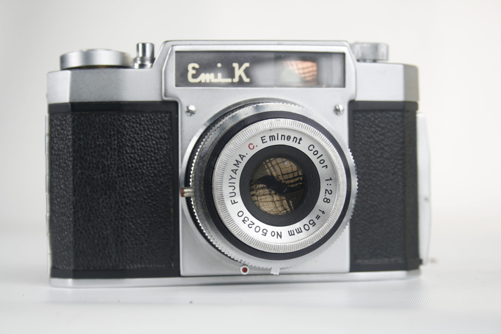 Emi K viewfinder camera. 35mm film. 1956. Japan.