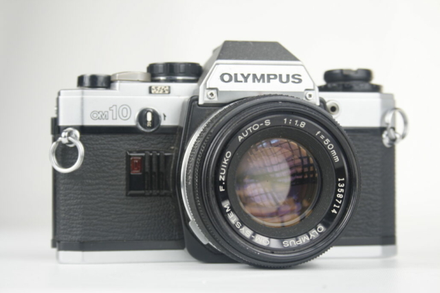 Olympus OM10. 35mm SLR camera. 1979. Japan.