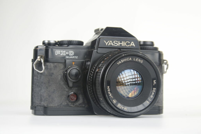 Yashica FX-D quartz. 35mm SLR camera. 1980. Japan.
