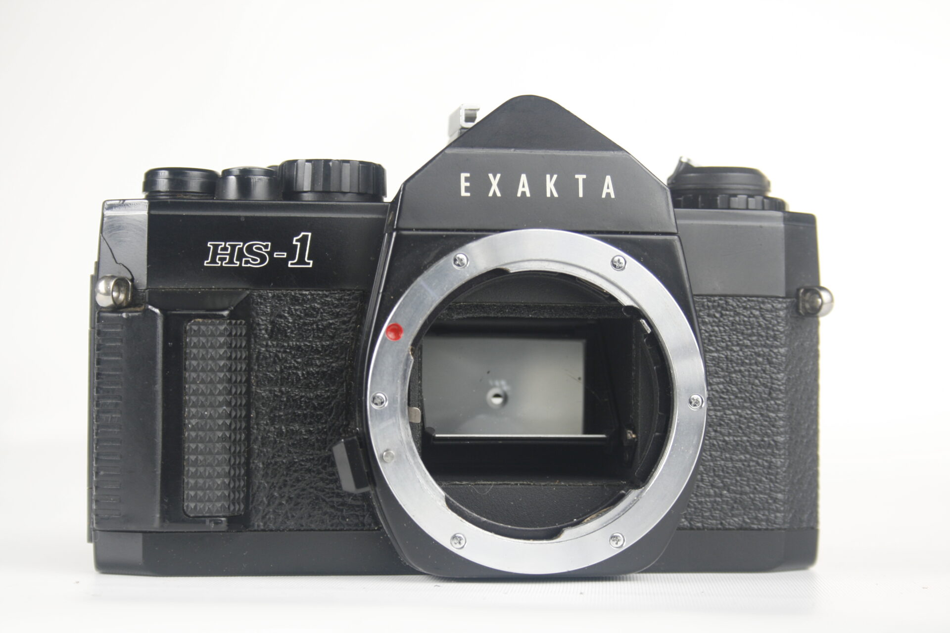 Exakta HS-1. (Gemaakt door Cosina) 35mm SLR camera. 1982. Japan.