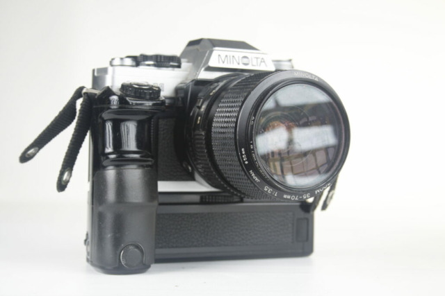 Minolta XG-M. (X-70 Japan)  35mm SLR camera. 1981. Japan.