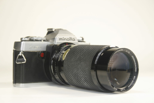 Minolta XG-1. 35mm SLR camera. 1979. Japan.
