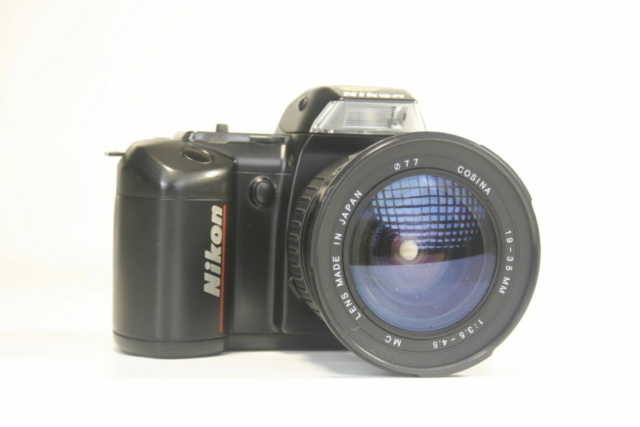 Nikon F-401 (N4004 USA). 35mm SLR camera. 1987. Japan.