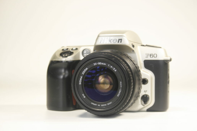 Nikon F60 (N60 USA). 35mm SLR camera. 1998. Japan.