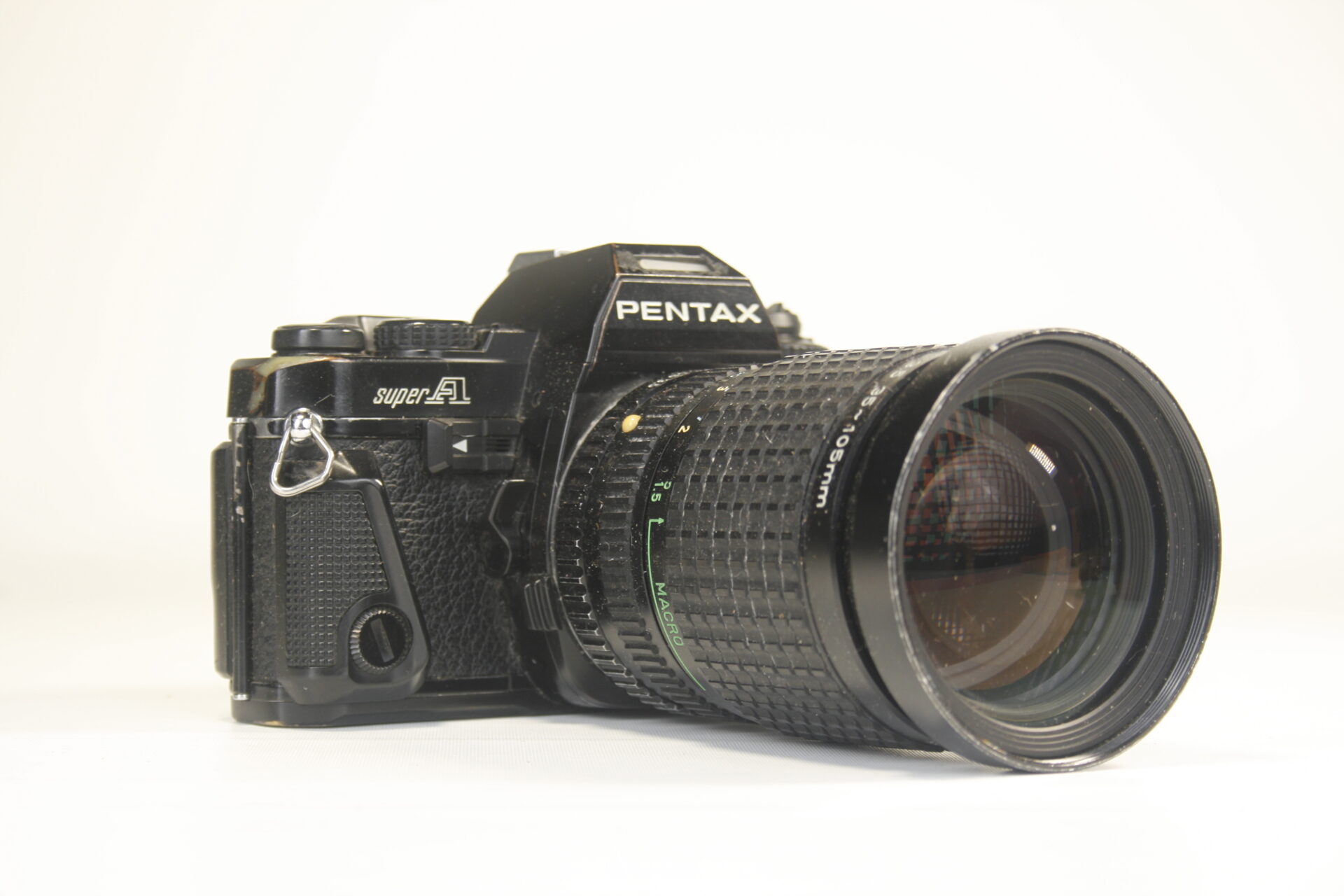 Pentax super A. (Pentax Super Program Noord-Amerika) 35mm. SLR camera. 1983. Japan