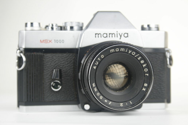 Mamiya MSX 1000. 35mm SLR camera. 1974. Japan.