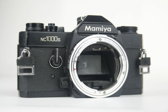 Mamiya nc1000s. 35mm SLR camera. 1978. Japan.