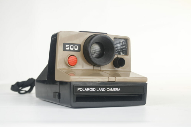 Polaroid 500 land camera. Internationale versie van de OneStep. 1976. USA