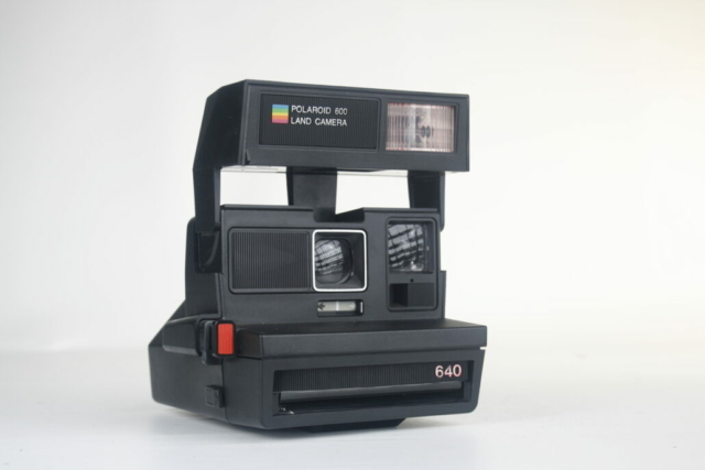 Polaroid 640 land camera.Instant film camera. 1986-1992. USA