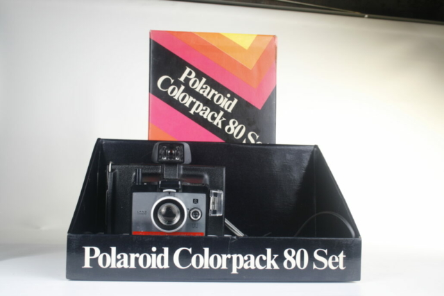 Polaroid Colorpack 80 Set. Instant film camera. 1971-1976. USA