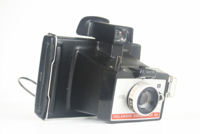 Polaroid Colorpack 80 landcamera. Peel apart 80 Series Land Packfilm. 1971-1976. Engeland