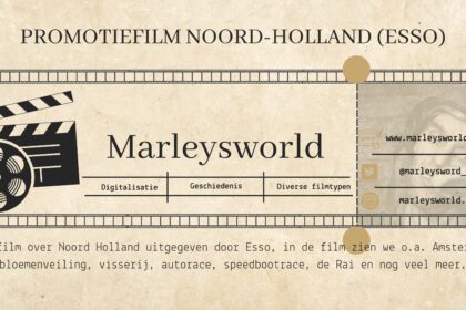 In de promotiefilm over Noord-Holland zien we o.a. Amsterdam, bloemenveiling, visserij, autorace, speedbootrace, de Rai etc.