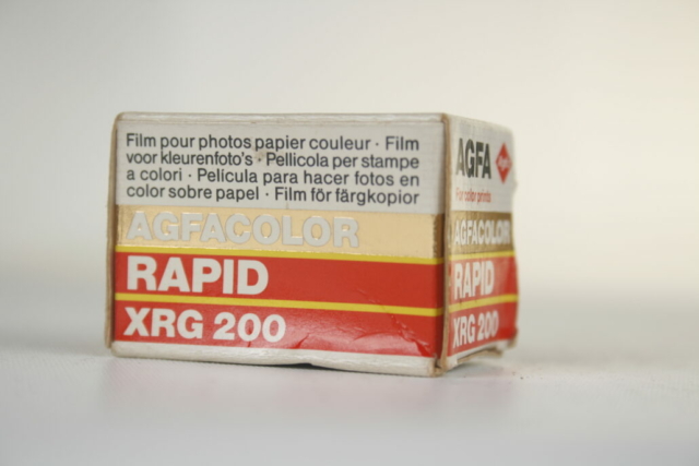 Agfa Agfacolor Rapid XRG 200 kleurenfilm.