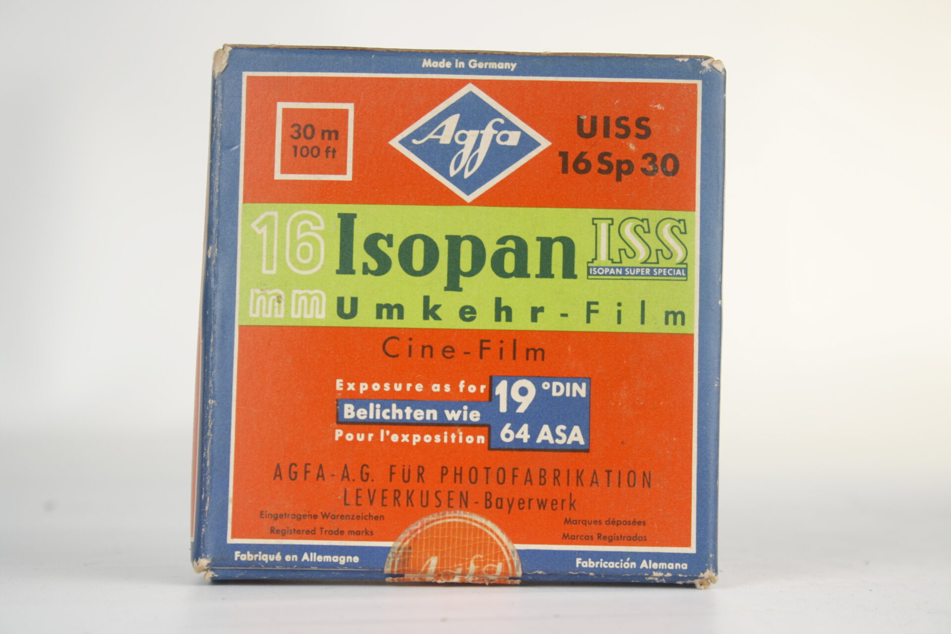 Agfa Isopan 16mm reverse film