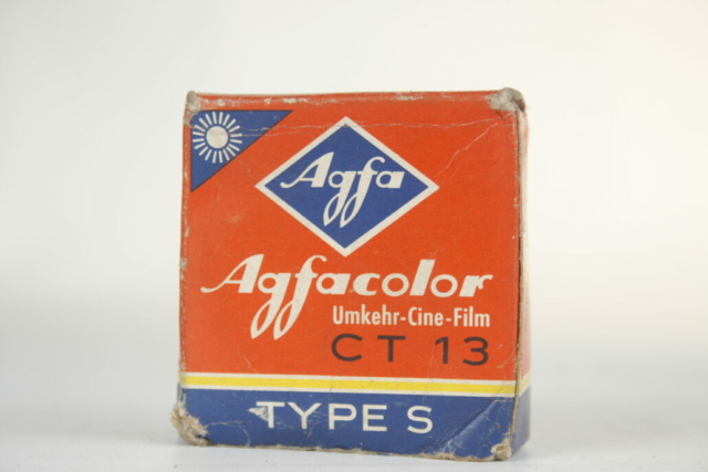 Agfa. Agfacolor reverse Cine film. CT13. Type S.