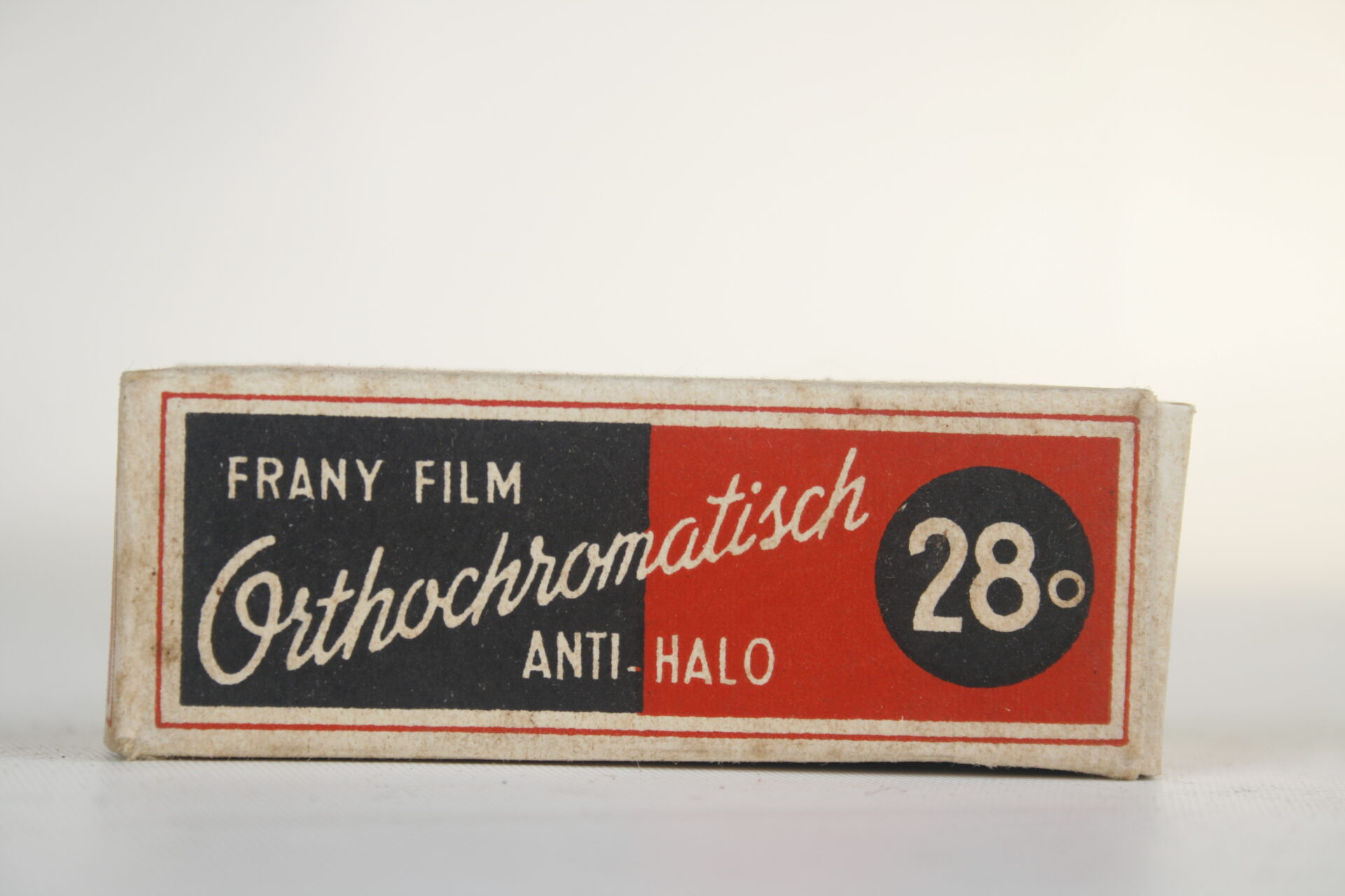 Frany film. Orthochromatisch anti-halo film