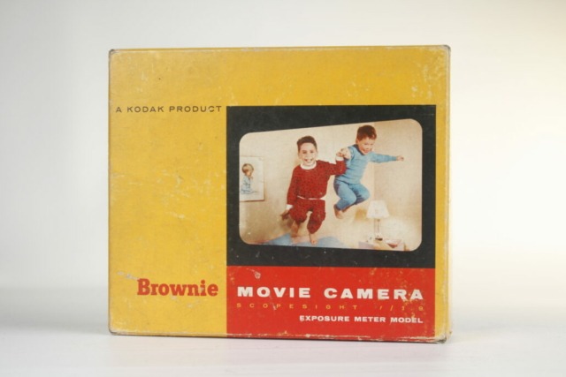 Kodak Brownie Film Camera Scopsight f1.9. 1958-1959. USA en Engeland