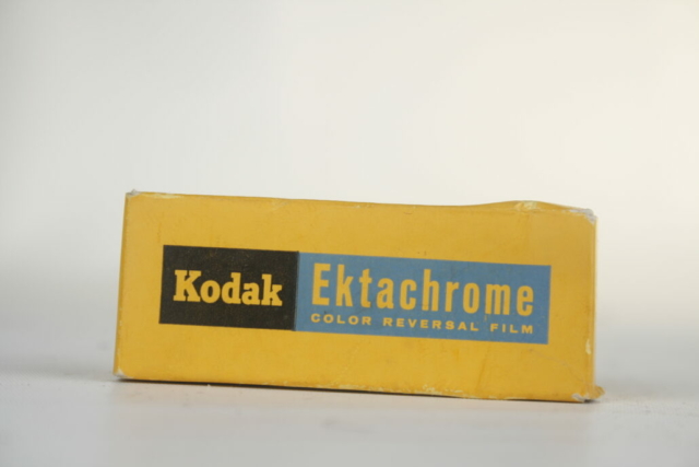 Kodak Ektachrome kleuren omkeer film.