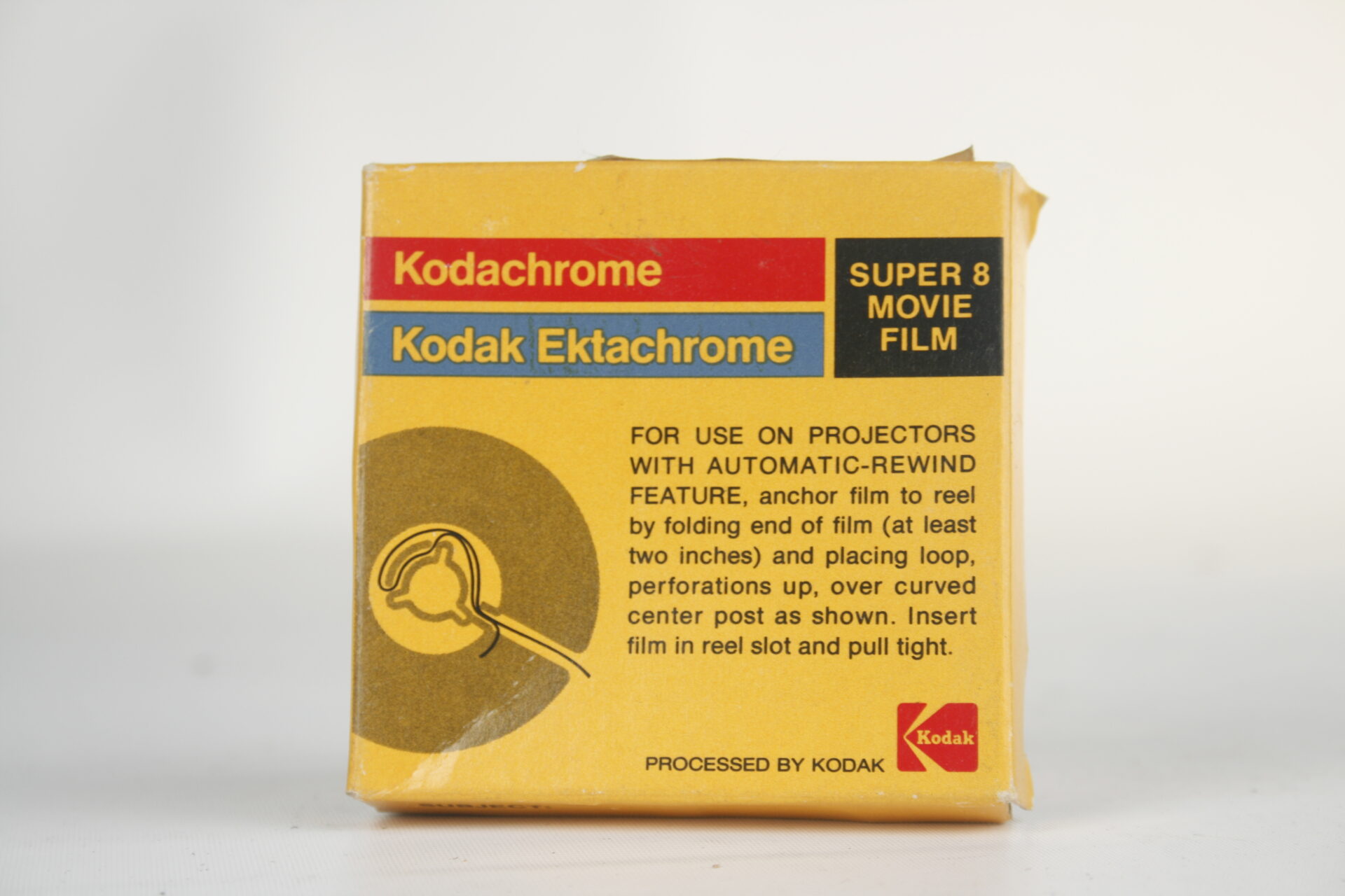 Kodak Kodachrome Ektachrome. Super 8 movie film.