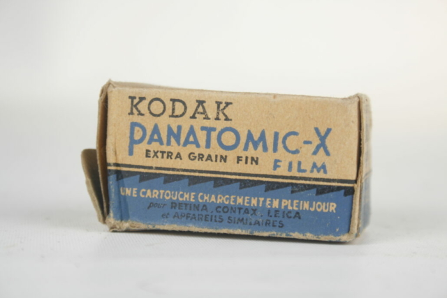 Kodak Panatomic-X. Extra fijne korrel film.