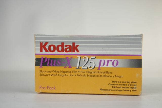 Kodak Plus-X 125 pro. Zwart wit negatief film. Pro pack. 1