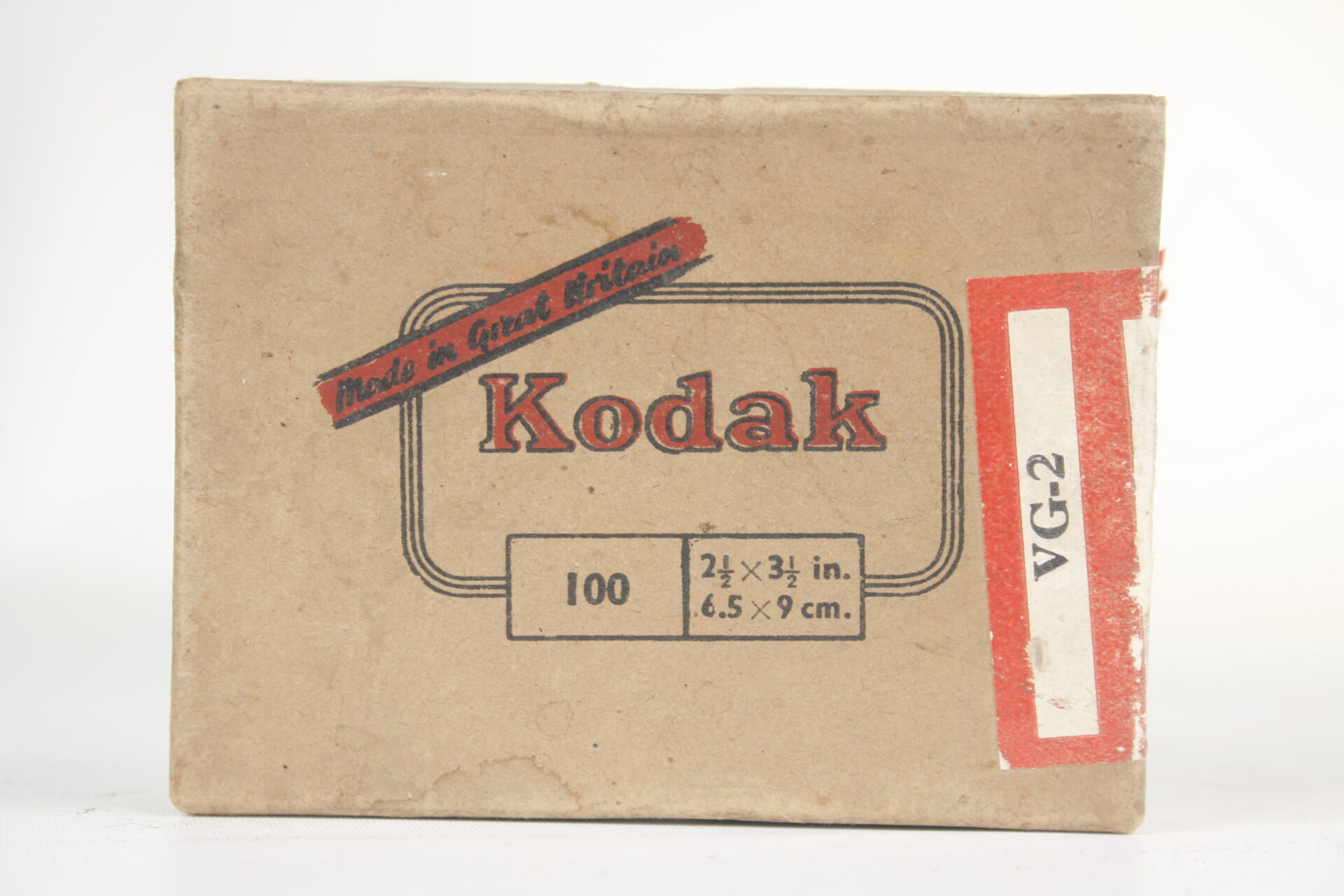 Kodak VG-2. 6.5×9 cm. Engeland
