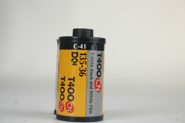 Kodak. T400 CN. Zwart wit film. USA