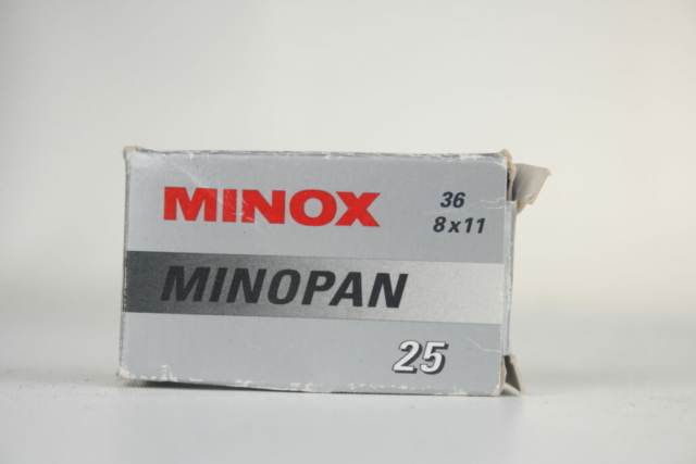 Minox Minopan film. 25 ISO. Duitsland